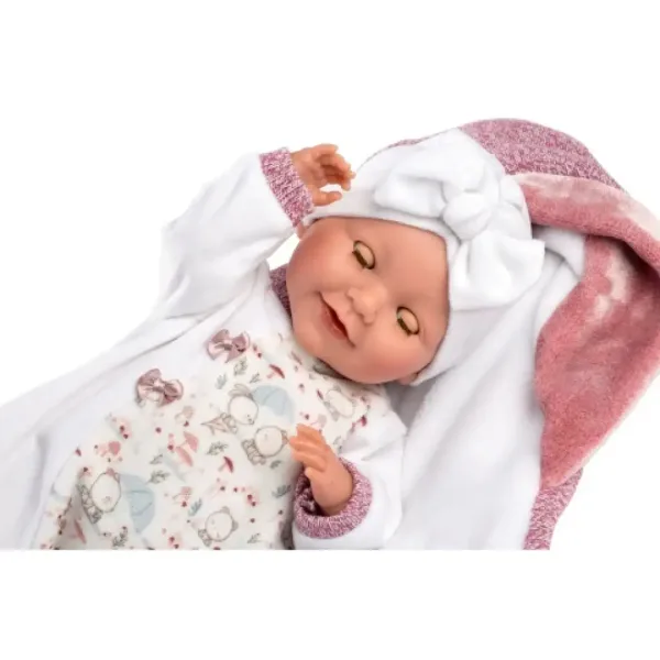 Llorens: Heidi Llorana neonato piangente di 42 cm con coperta immagine 4