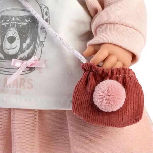 Llorens: Julia bambola che piange con gilet, 42 cm immagine 3