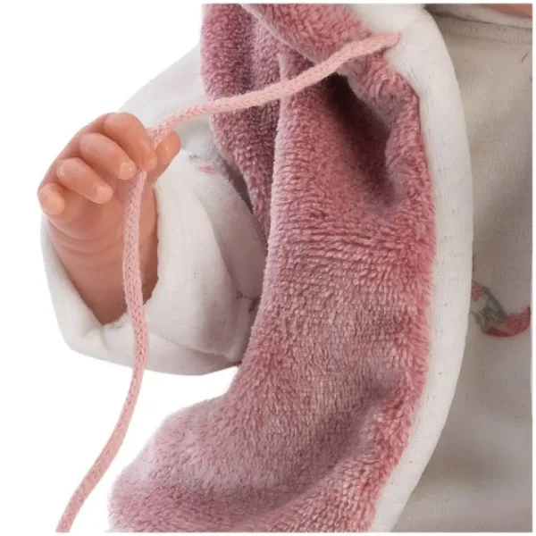 Llorens: Mimi, bambola neonato femmina con funzione di risata, 42 cm immagine 4