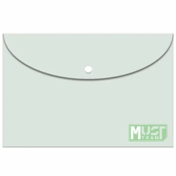 Luna: Cartella portadocumenti in plastica di colore verde pastello, formato A4 immagine 1