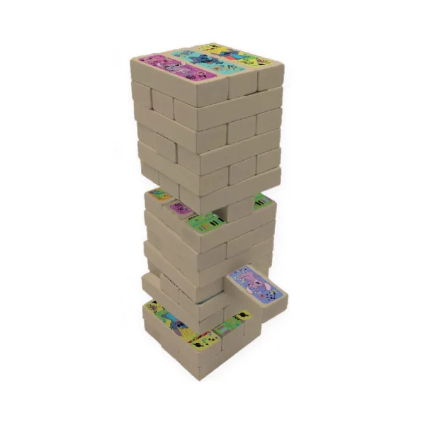 Luna: Disney Stitch 3 in 1 gioco da tavolo - Jenga, Domino e Gioco di memoria immagine 2