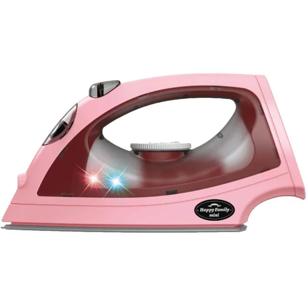 Luna: Happy Family ferro da stiro elettrico rosa con luce e suono immagine 2