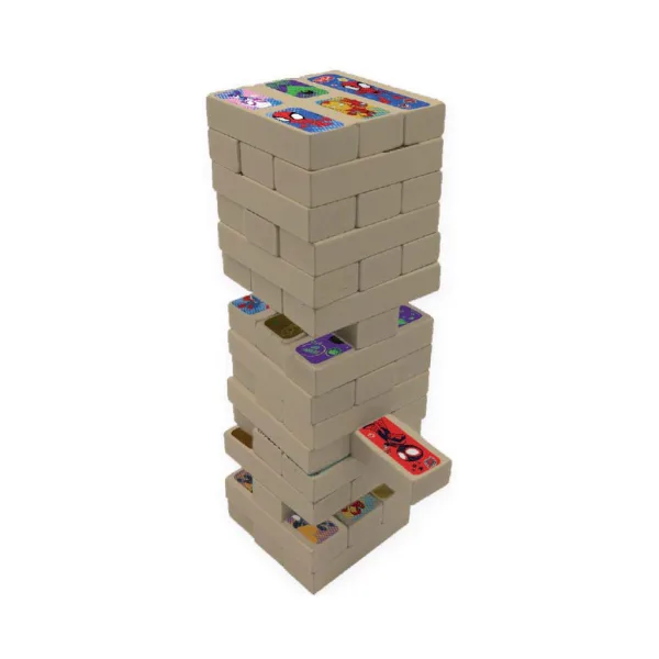 Luna: Marvel Spidey 3 in 1 gioco da tavolo - Jenga, Domino e Memory immagine 2