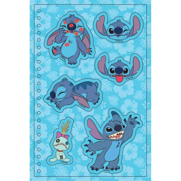 Luna: Maxi quaderno con adesivi Disney Stitch immagine 2
