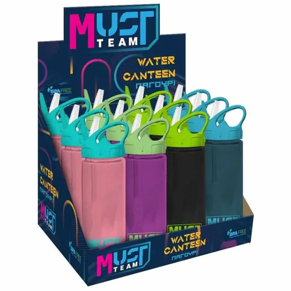 Luna: Must... Borraccia in plastica dai colori vivaci 500ml in diverse varianti 1 pezzo immagine 1