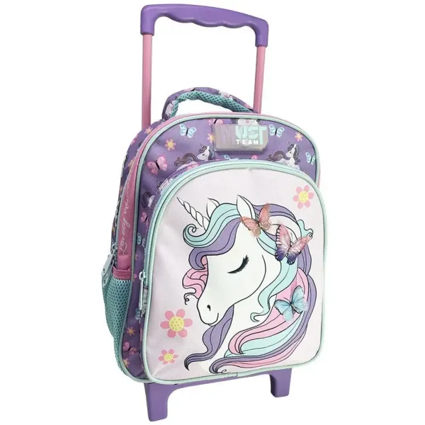 Luna: Must Team Unicorno zaino scolastico trolley a 2 scomparti, zaino 27x10x31 cm immagine 1
