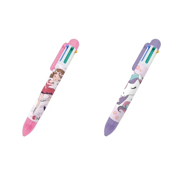 Luna: Must Team penna a sfera a 6 colori con fantasia femminile, assortita, 1 pezzo immagine 2