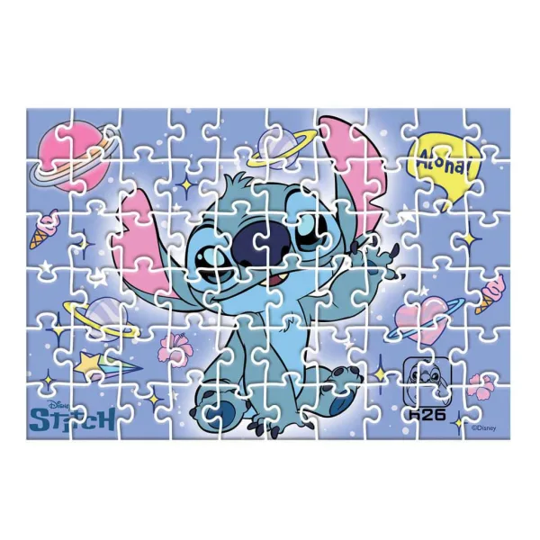 Luna: Puzzle Disney Stitch da 60 pezzi con poster immagine 2