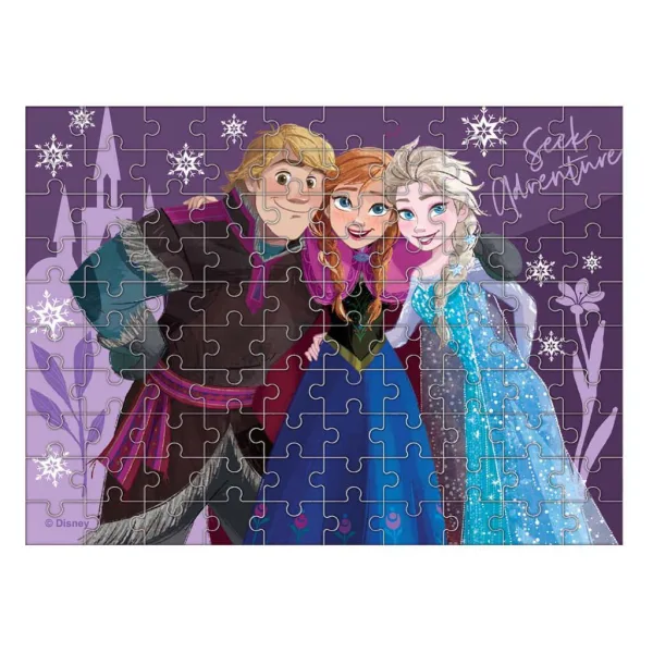 Luna: Puzzle Frozen da 100 pezzi che si illumina al buio immagine 2