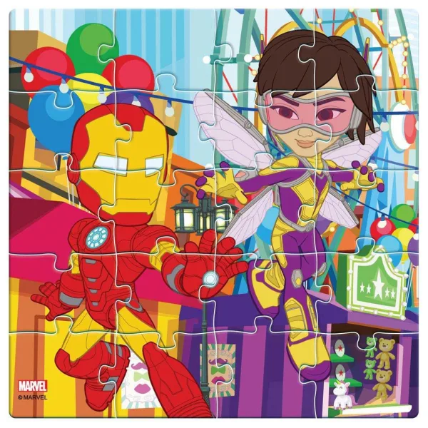 Luna: Puzzle magnetico 3x20 pezzi con Spidey e i suoi amici immagine 2