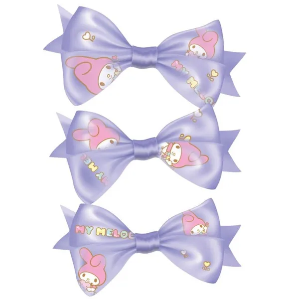 Luna: Set di 3 fermagli per capelli con fiocco My Melody immagine 2