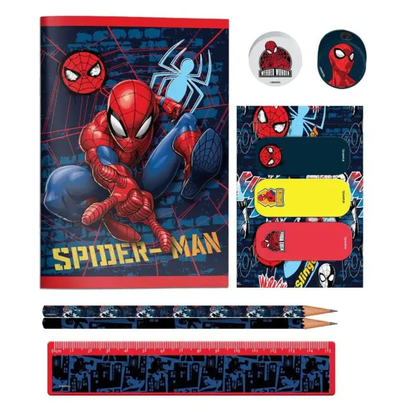 Luna: Set di cancelleria Spider-Man da 10 pezzi immagine 2