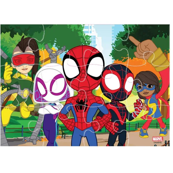 Luna: Spidey 4 in 1 puzzle da 12-15-20-24 pezzi immagine 2