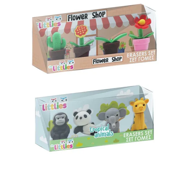 Luna: The Littlies set da 4 gomme in scatola, in diverse varianti. immagine 2