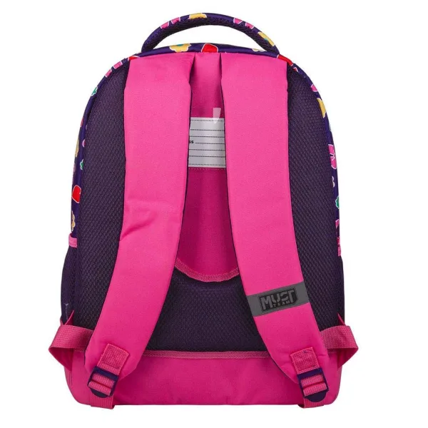 Luna: Zaino Must Team Disney con Minnie Mouse, arrotondato, a 3 scomparti, 32x18x43cm immagine 2