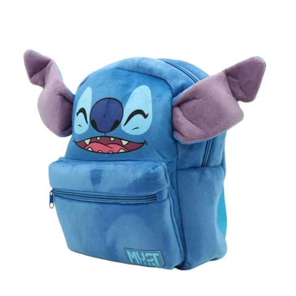 Luna: Zaino di peluche asilo Team Disney Lilo e Stitch 27x7x24cm immagine 2