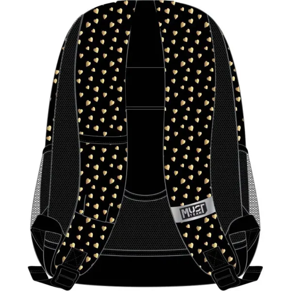 Luna: Zaino nero con farfalle Must, 3 scomparti, 32x18x43 cm immagine 2