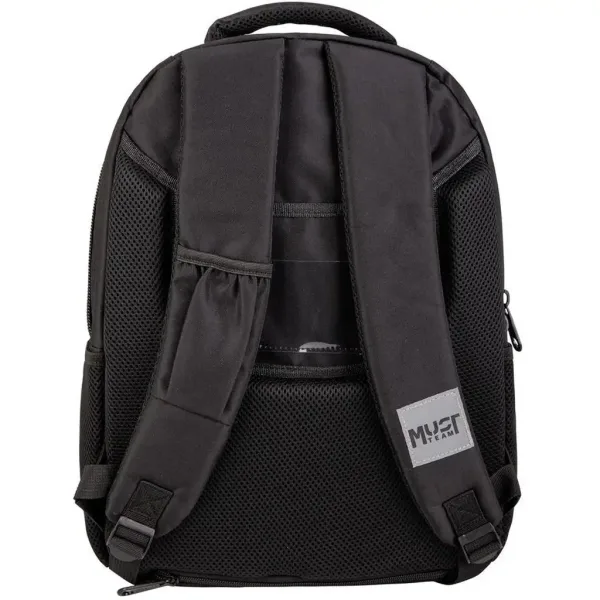 Luna: Zaino scolastico Must Team Eternal nero con angoli arrotondati, 3 scomparti, 32x18x43 cm immagine 2