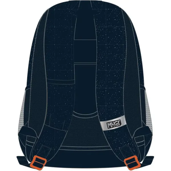 Luna: Zaino scolastico Must Team astronauta con bordi arrotondati, 3 scomparti, 32x18x43 cm immagine 2