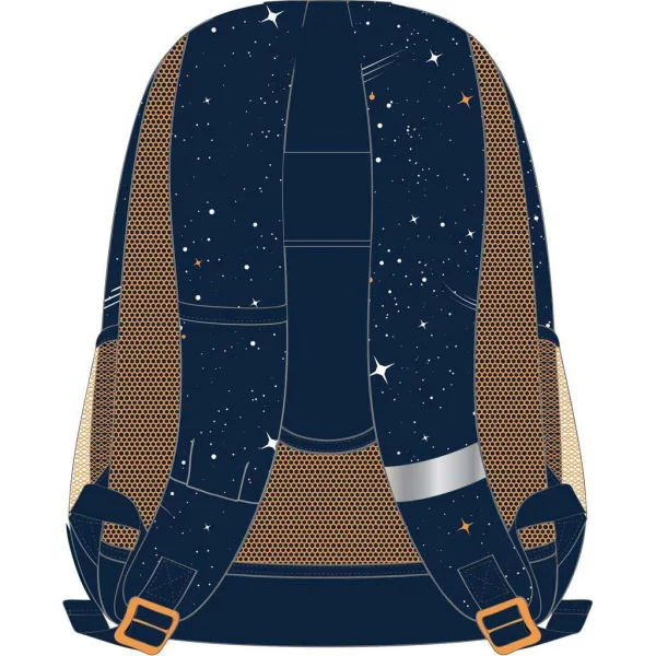 Luna: Zaino scolastico NASA arrotondato a 3 scomparti, zaino 32x18x43 cm immagine 2
