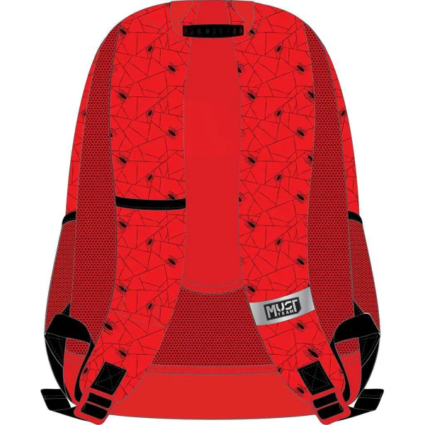 Luna: zaino scolastico Must Team Spider-Man rosso, con bordi arrotondati, a 3 scomparti, 32x18x43 cm immagine 2