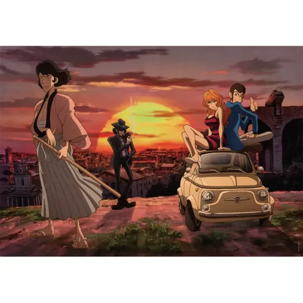 Lupin III - Colpo allitaliana puzzle da 1000 pezzi - Clementoni immagine 2