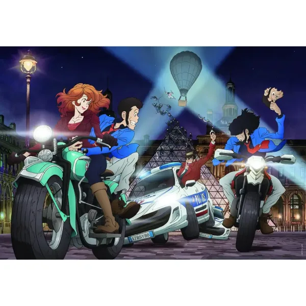 Lupin the 3rd - Inseguimento a Parigi puzzle da 1000 pezzi - Clementoni immagine 2