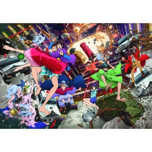 Lupin+the+3rd+1500+pezzi+compact+puzzle+-+Clementoni immagine 2