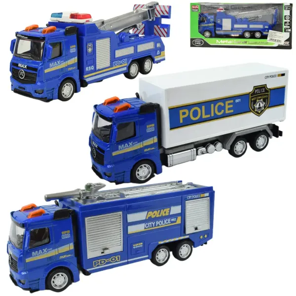 Magic Truck: Camion a inerzia della polizia in diverse varianti 20cm immagine 6