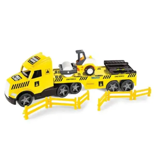 Magic Truck Technic: Camion con rullo compressore e luce 80cm - Wader immagine 2