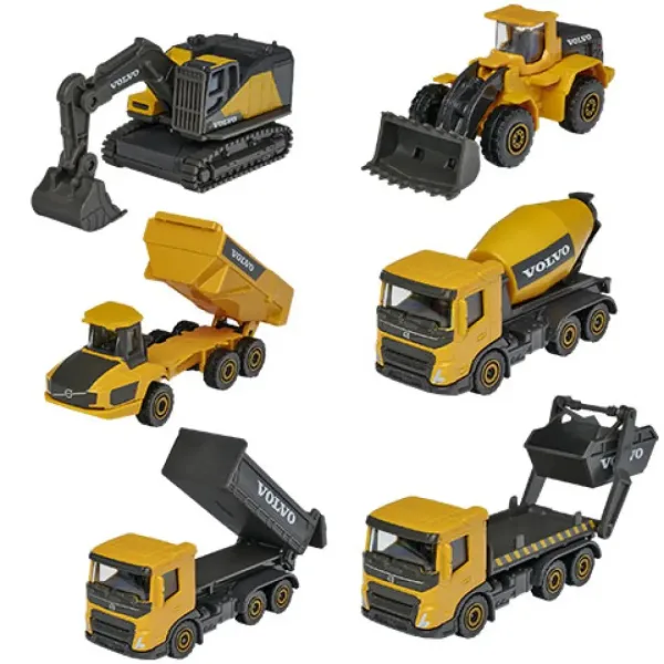 Majorette - Edizione Volvo macchine edili in diverse varianti - Simba Toys immagine 2