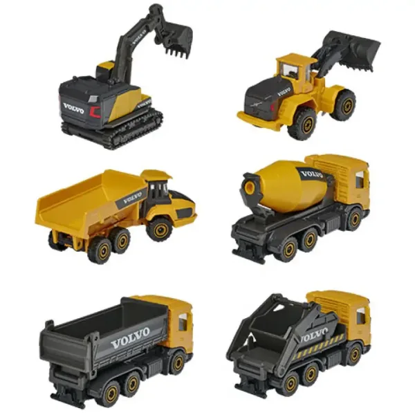 Majorette - Edizione Volvo macchine edili in diverse varianti - Simba Toys immagine 3
