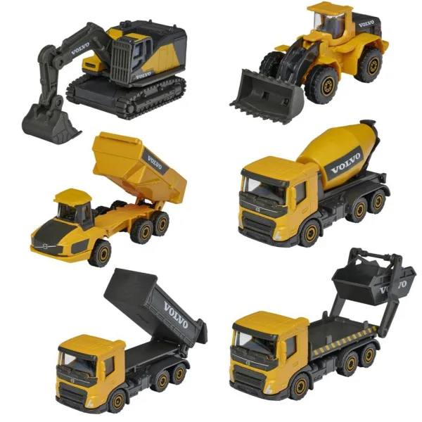 Majorette: Macchine da lavoro Volvo da costruzione in diverse varianti 1 pezzo - Simba Toys immagine 2