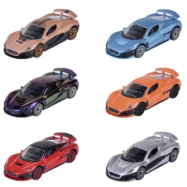 Majorette: Modelli di auto in metallo Rimac Nevera Edition in diverse varianti 1/64 1 pezzo immagine 2