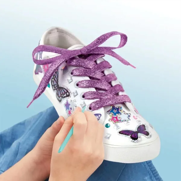 Make It Real: Decorazione Scarpe Sticker Chic - Farfalle immagine 3