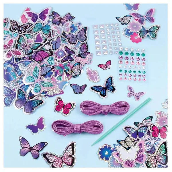 Make It Real: Decorazione Scarpe Sticker Chic - Farfalle immagine 4