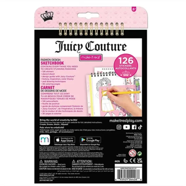Make It Real: Quaderno di design di moda Juicy Couture immagine 2