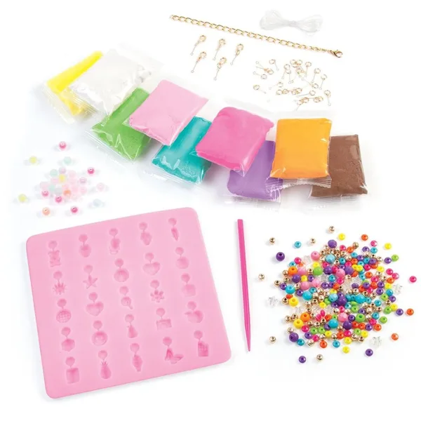 Make It Real: Set di creazione di gioielli con charm in pasta modellabile immagine 2