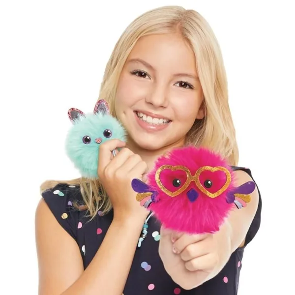 Make It Real: Set per creare adorabili pompon di pelliccia 4 pezzi immagine 3