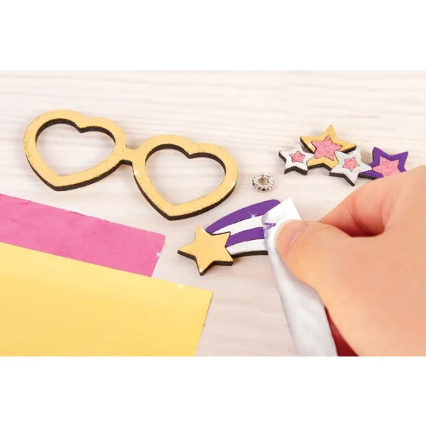 Make It Real: Set per creare adorabili pompon di pelliccia 4 pezzi immagine 5