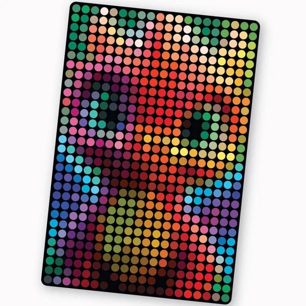 Make It Real: Timbro puntinista con adesivi - Glitter immagine 3