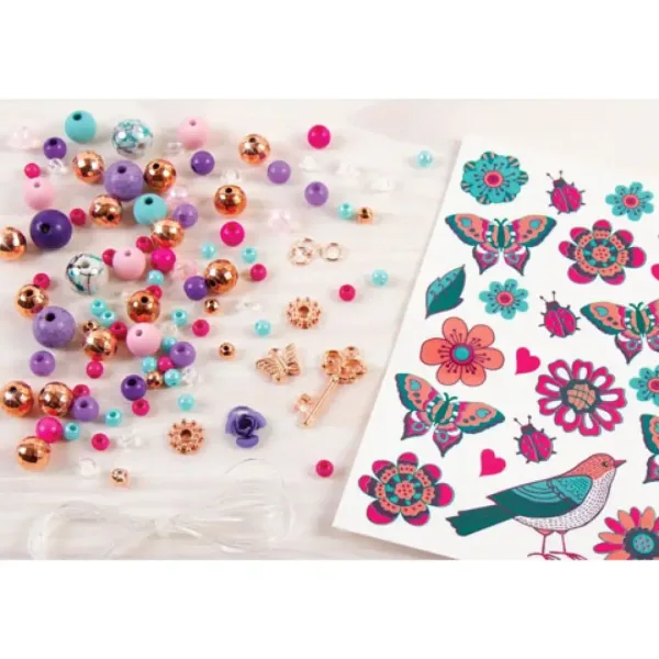 Make it Real: Incantevole set per creare braccialetti - Creatività fiorente immagine 3