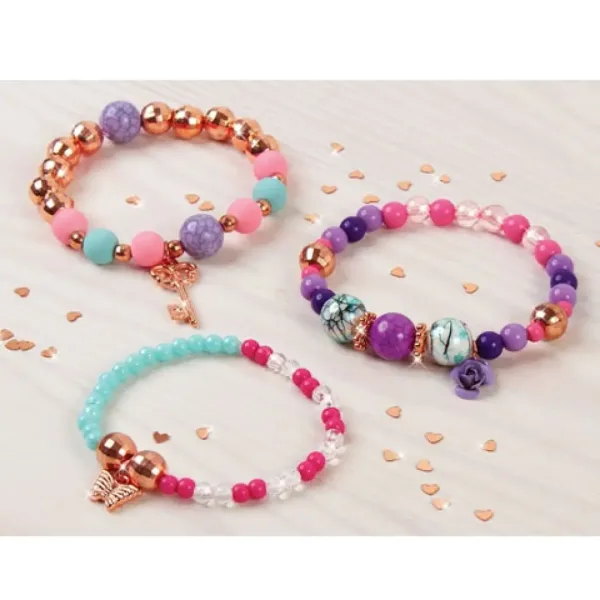 Make it Real: Incantevole set per creare braccialetti - Creatività fiorente immagine 4