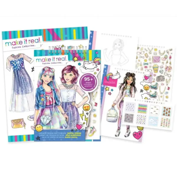 Make it Real: Set da stilista mega con tavola luminosa e accessori immagine 2