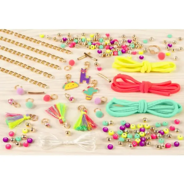 Make it Real: Set di gioielli - Pom-pom neon chic immagine 3