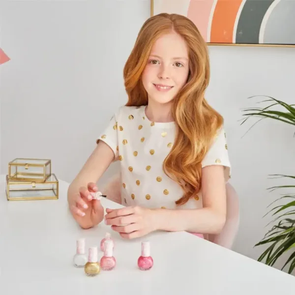 Make it Real: set di 5 smalti rosa oro 3C4G immagine 3