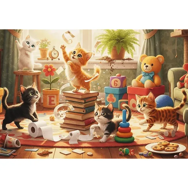 Marachelle dei gatti - Puzzle da 160 pezzi - Trefl immagine 2