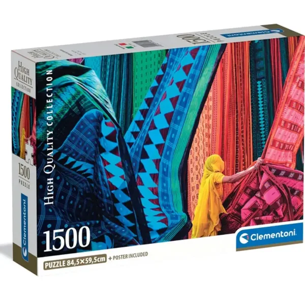 Mare di colori puzzle compatto da 1500 pezzi - Clementoni immagine 1