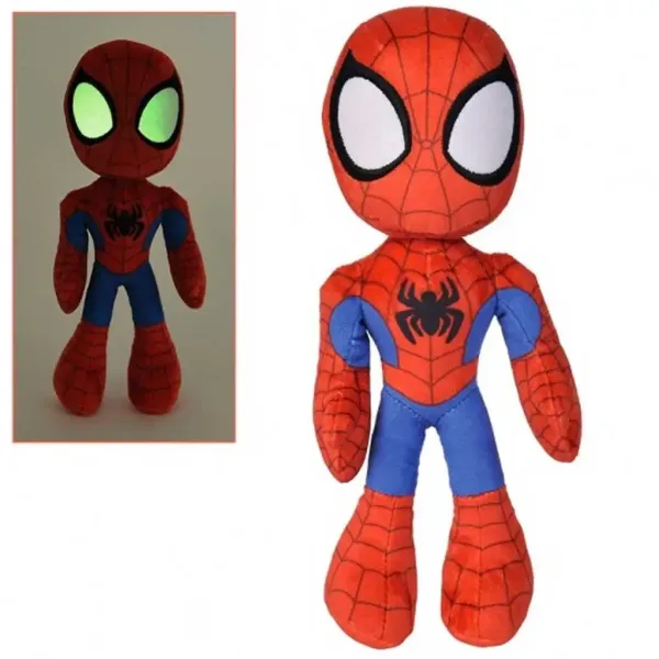 Marvel: Amici Straordinari - Spider-Man peluche Pókember con occhi che si illuminano al buio 25cm immagine 1