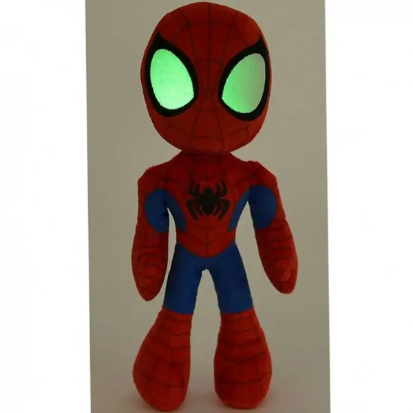 Marvel: Amici Straordinari - Spider-Man peluche Pókember con occhi che si illuminano al buio 25cm immagine 3